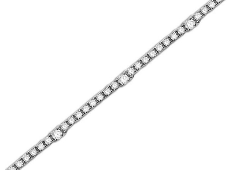 Diamond tennis bracelet by Dinaro