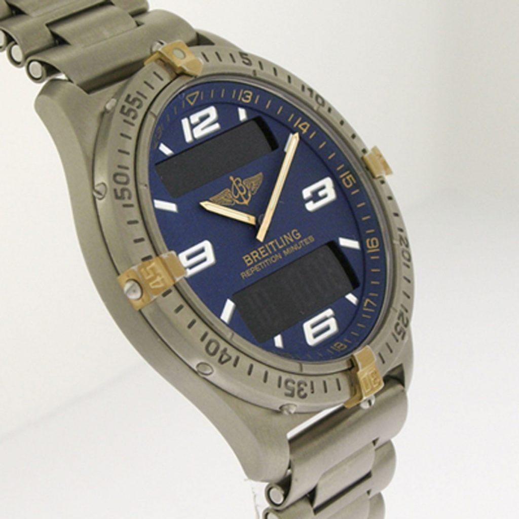 Men s Titanium Breitling Aerospace Ref F65362 Palisade Jewelers