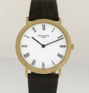 18K Patek Philippe Calatrava watch