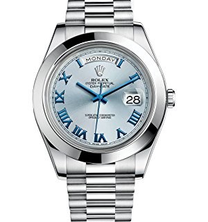 Rolex steel blue dial